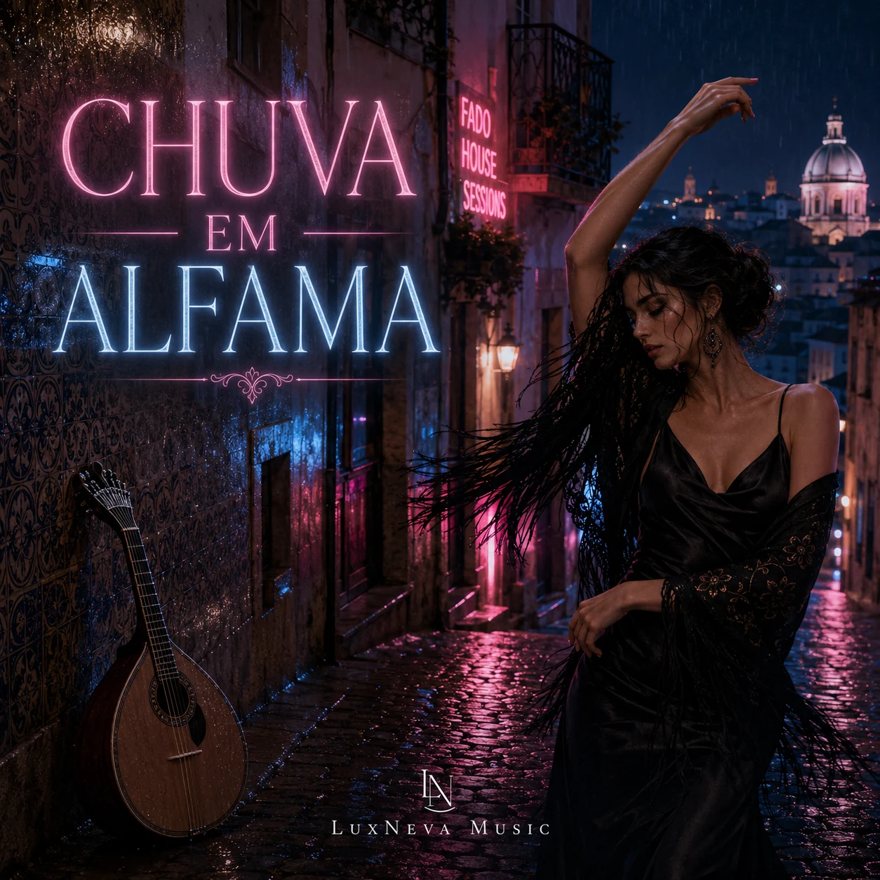 Cover art for Chuva em Alfama by LuxNeva Music